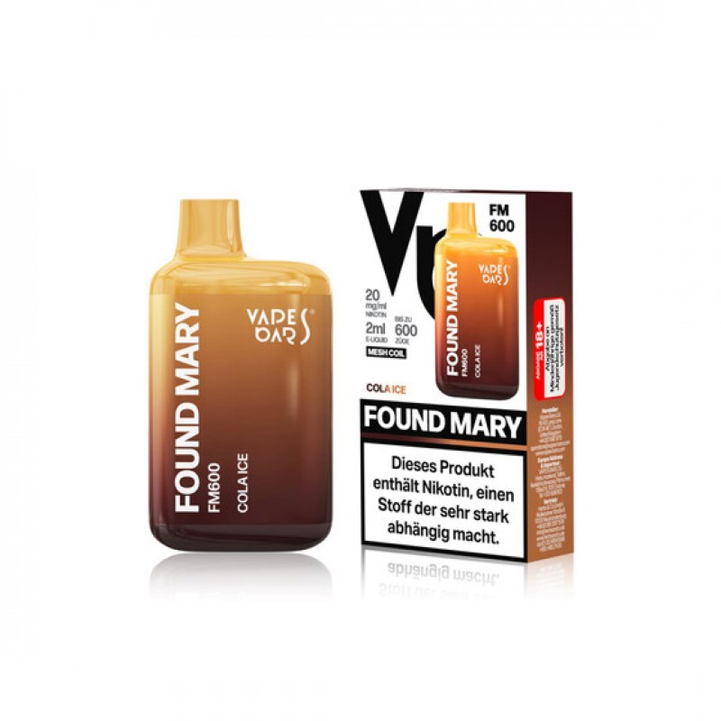Vapes Bars Found Mary FM600 - Cola Ice 20mg/ml