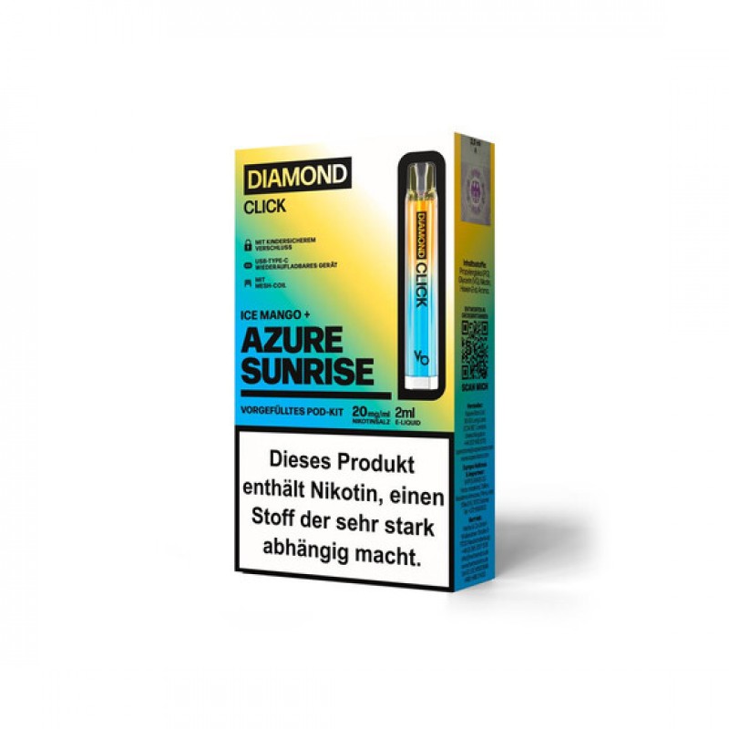 Vapes Bars Diamond Click Pod-Kit Azure Sunrise