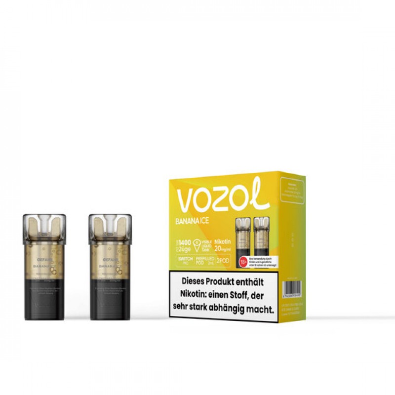 Vozol Switch Pro Pod - Banana Ice 20mg (2x pro Pac...