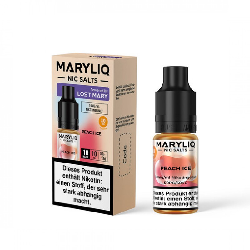 Lost Mary Maryliq - Peach Ice 10mg