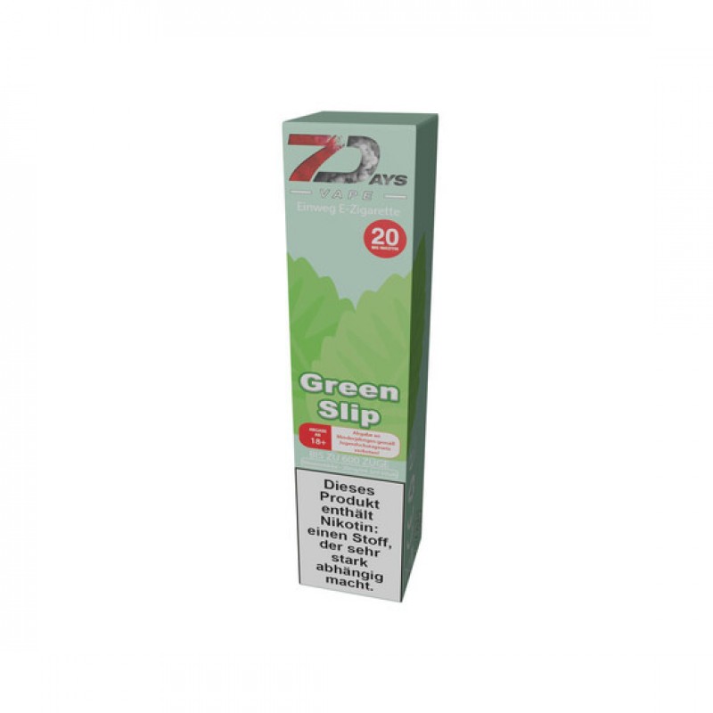 7Days Vape 20mg - Green Slip