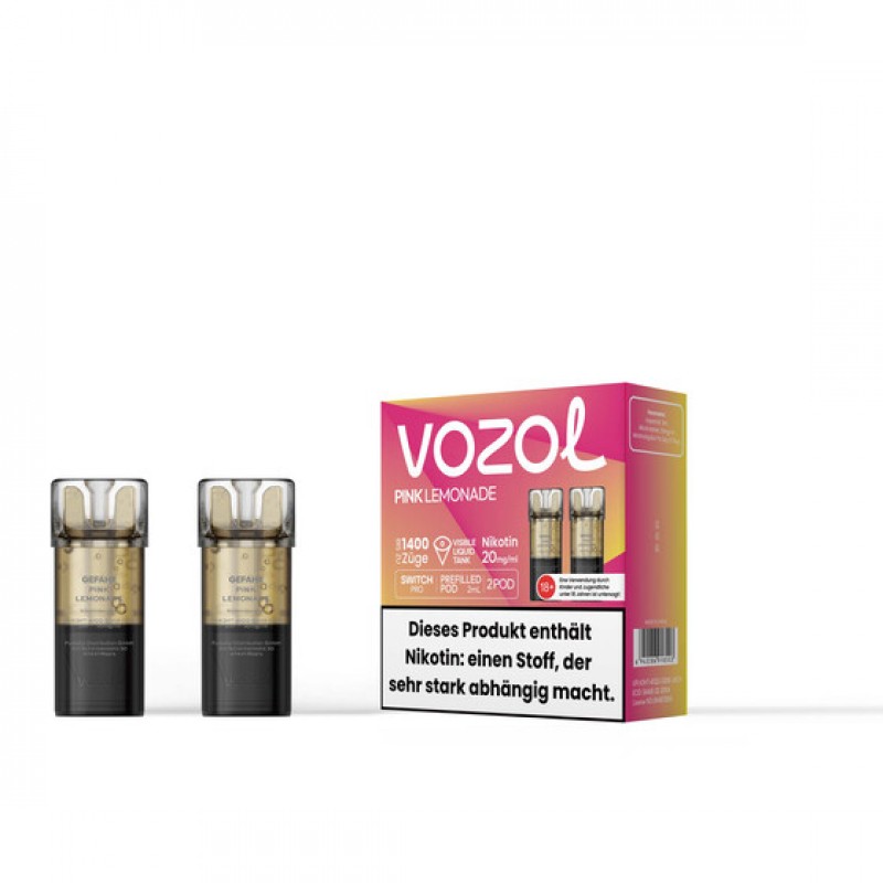Vozol Switch Pro Pod - Pink Lemonade 20mg (2x pro ...