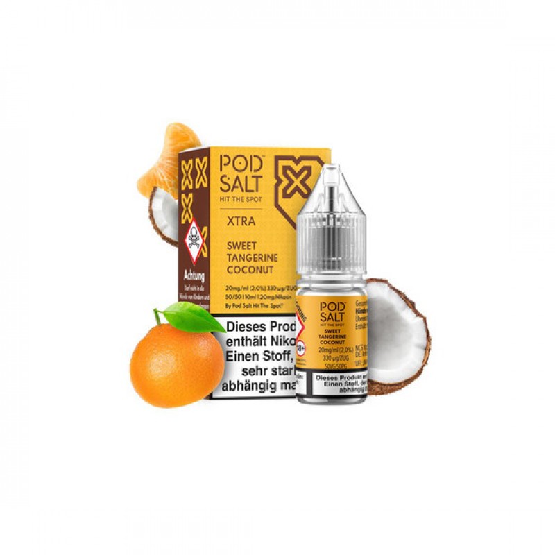 Pod Salt Xtra - Sweet Tangerine Coconut - Nic Salt...