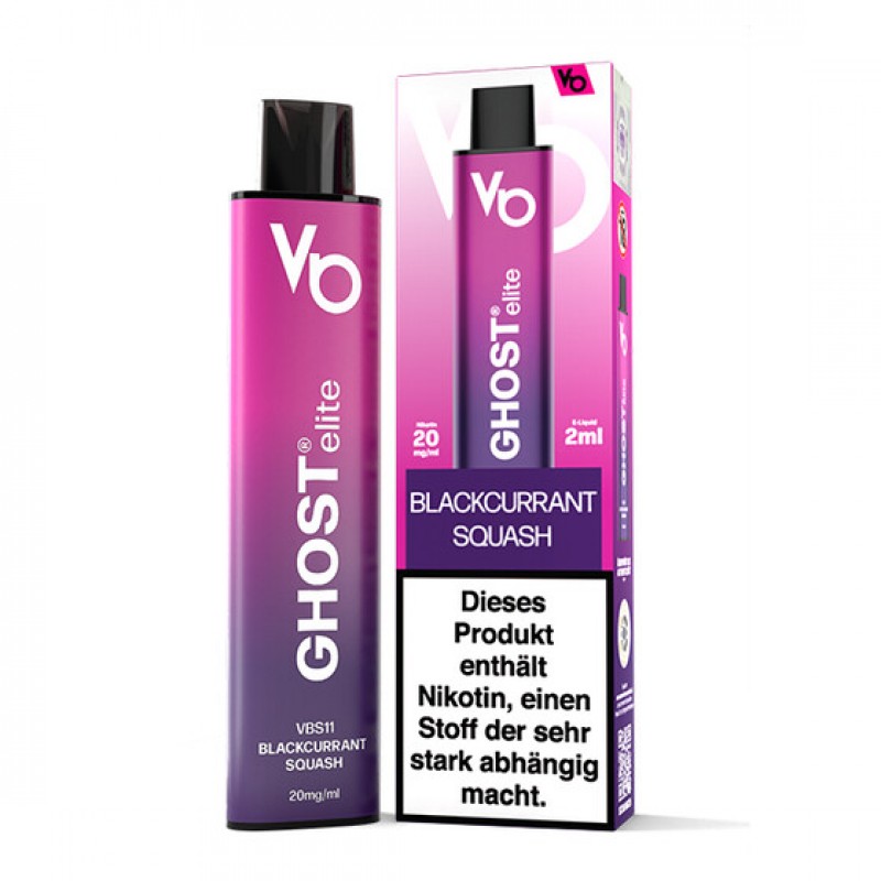 Vapes Bars� Ghost Elite - Blackcurrant Squash 20...