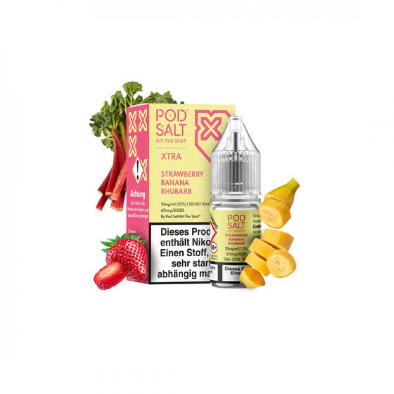 Pod Salt Xtra - Strawberry Banana Rhubarb - Nic Sa...