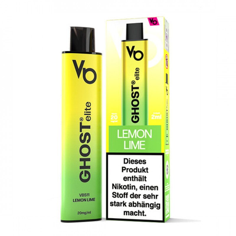 Vapes Bars� Ghost Elite - Lemon Lime 20mg/ml