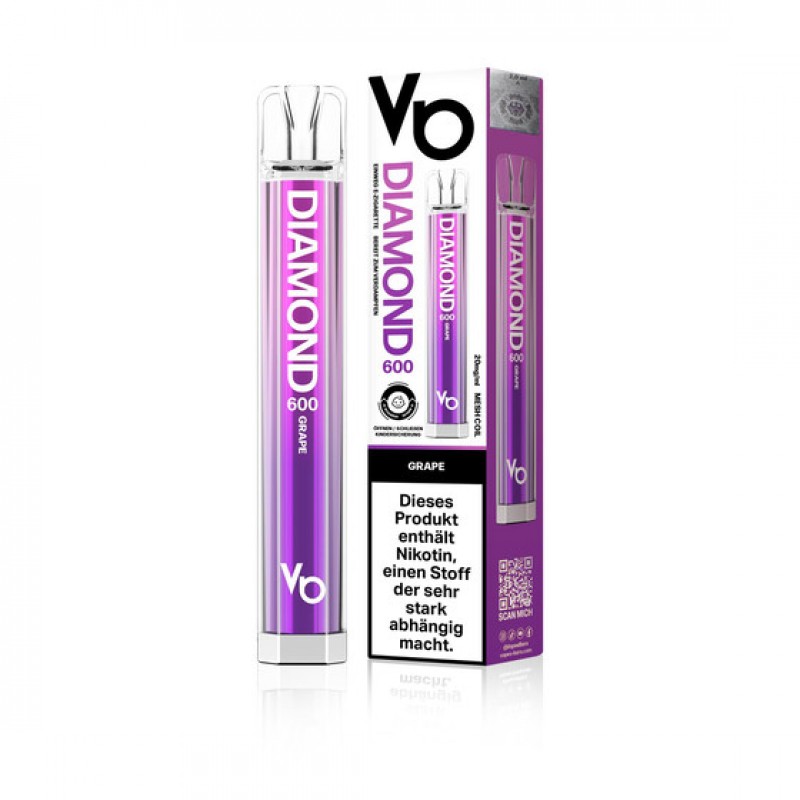 Vapes Bars Diamond 600 20mg/ml - Grape