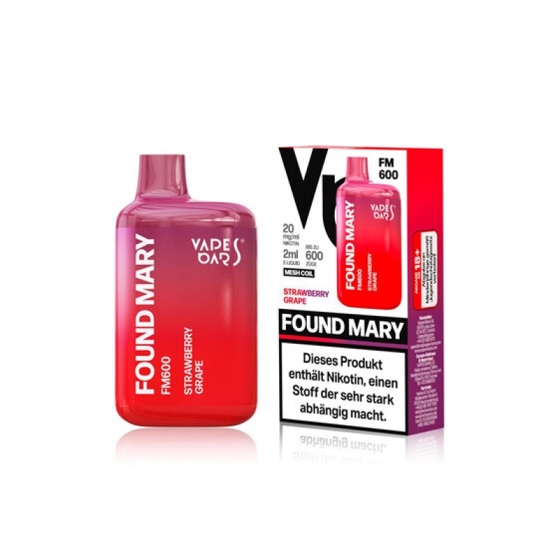Vapes Bars Found Mary FM600 - Strawberry Grape 20m...