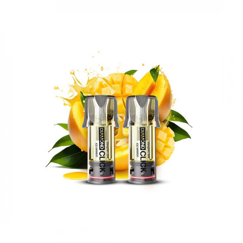 Vapes Bars Diamond Click Pod - Ice Mango (2 St�c...
