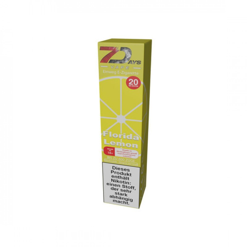 7Days Vape 20mg - Florida Lemon
