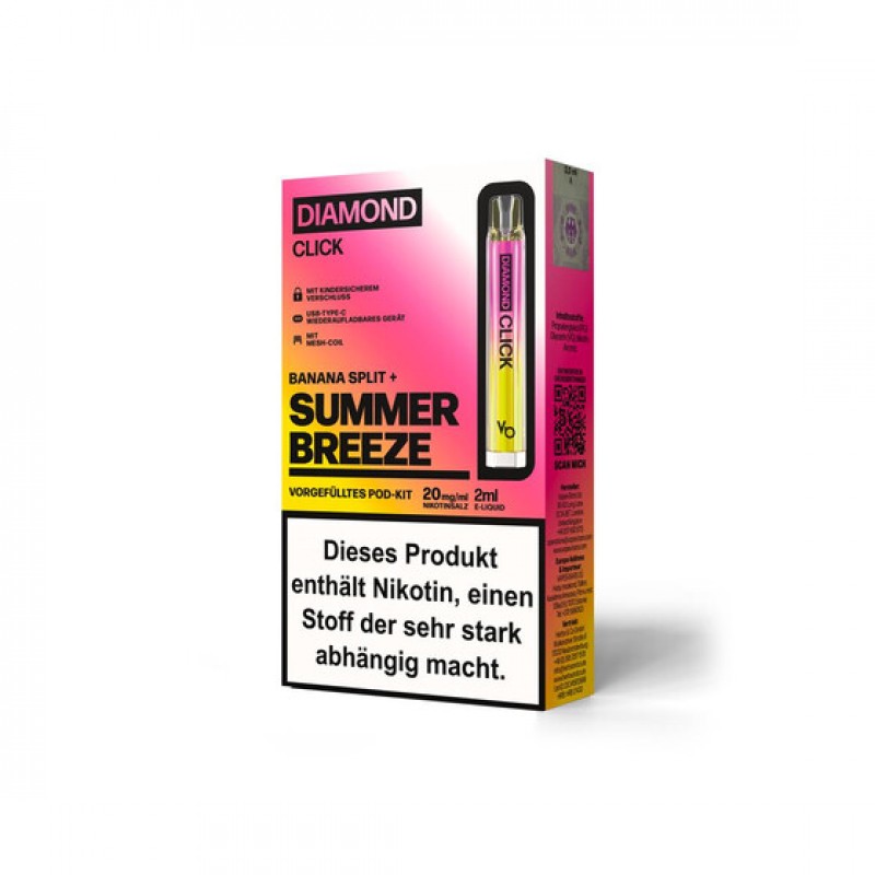 Vapes Bars Diamond Click Pod-Kit Summer Breeze
