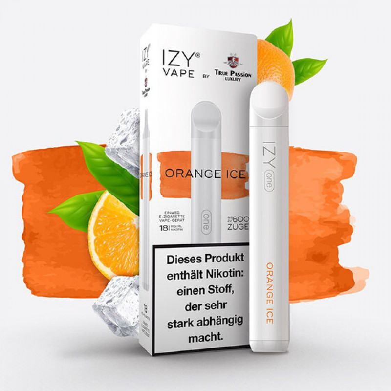 IZY One Einweg E-Shisha 18mg/ml Orange Ice