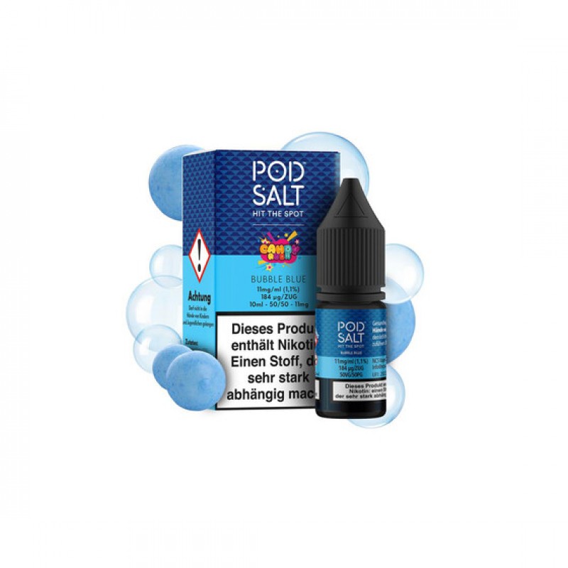 Pod Salt Fusion - Candy Rush Bubble Blue Nikotinsa...
