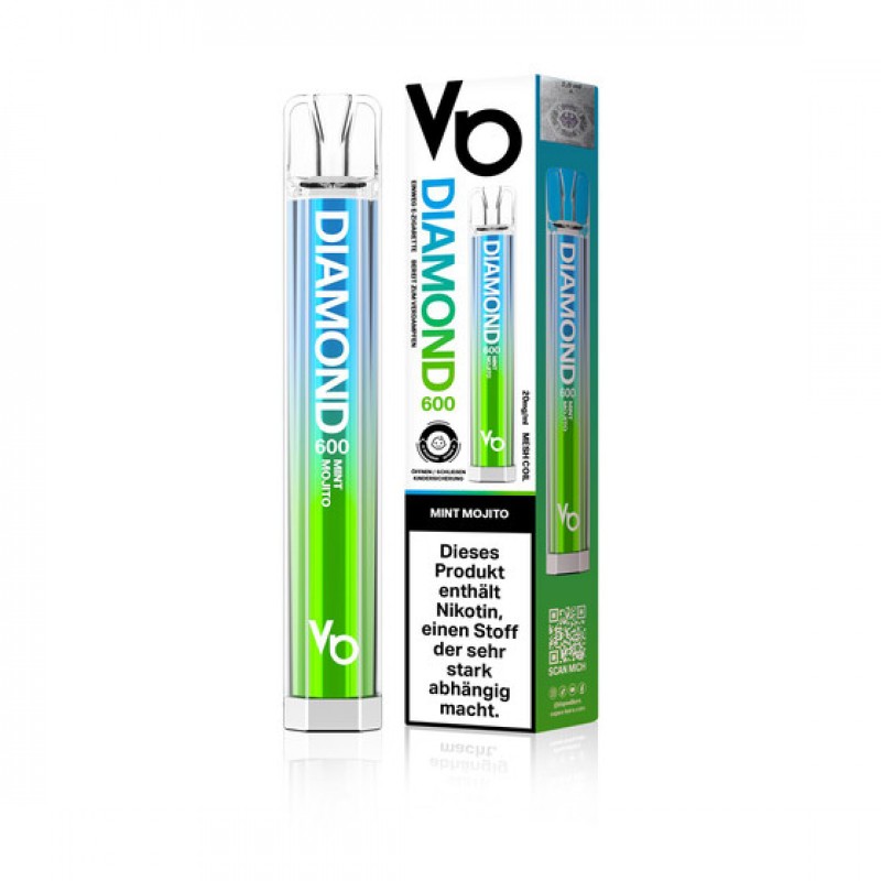 Vapes Bars Diamond 600 20mg/ml - Mint Mojito