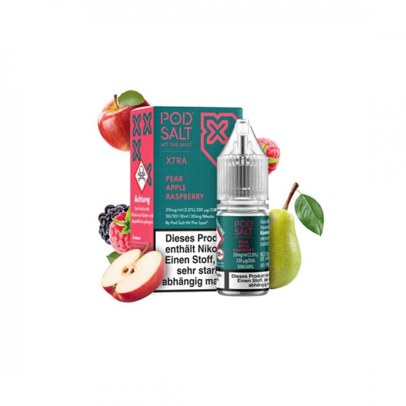 Pod Salt Xtra - Pear Apple Raspberry - Nic Salt 20...