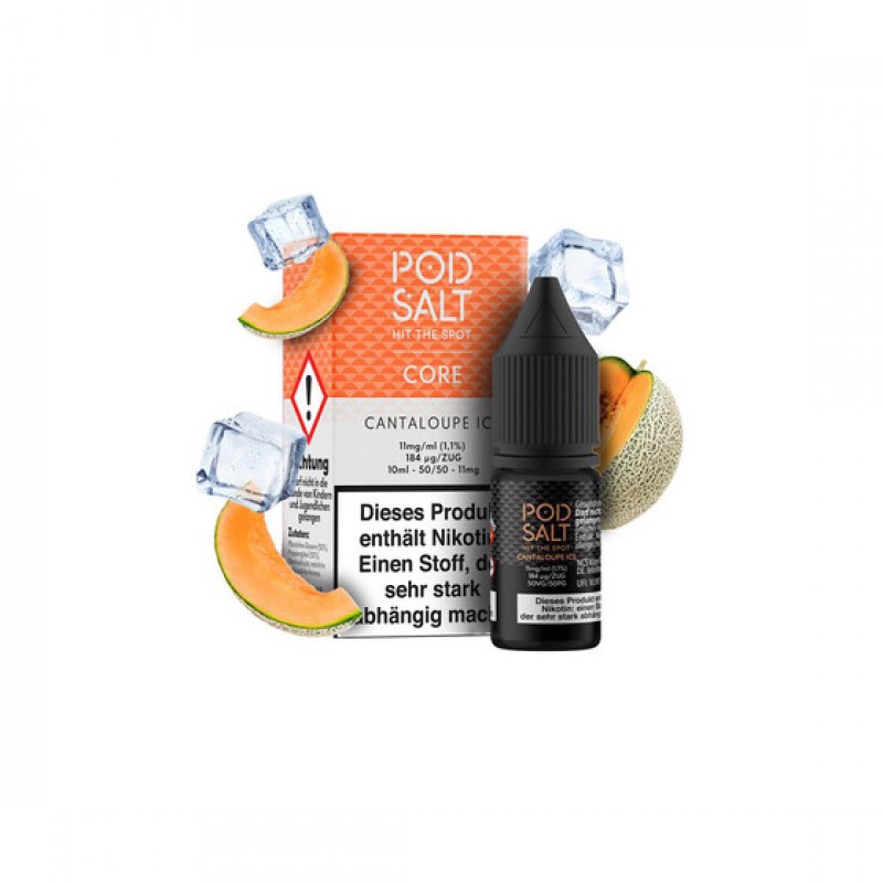 Pod Salt Core - Cantaloupe Nikotinsalz 10ml - 11mg...