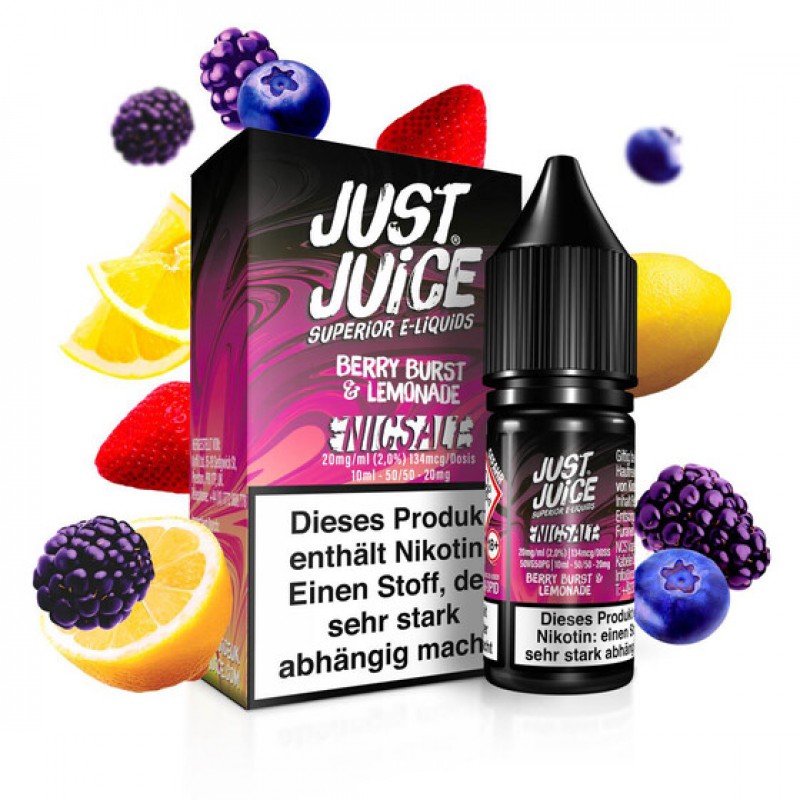 Just Juice - Fusion Berry Burst & Lemonade 20m...
