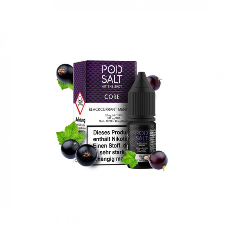 Pod Salt Core - Blackcurrant Menthol Nikotinsalz L...