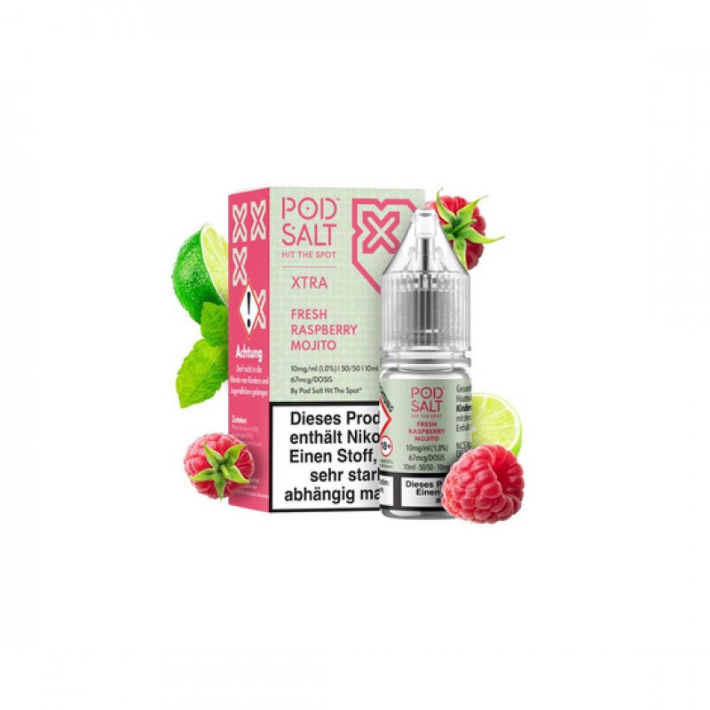 Pod Salt Xtra - Fresh Raspberry Mojito - Nic Salt ...