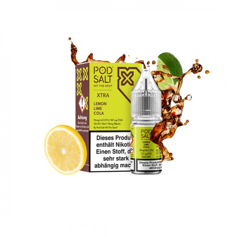 Pod Salt Xtra - Lemon Lime Cola - Nic Salt 10 mg/m...