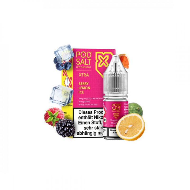 Pod Salt Xtra - Berry Lemon Ice - Nic Salt 10 mg/m...