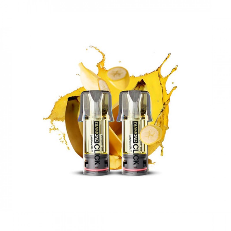 Vapes Bars Diamond Click Pod - Banana Split (2 St...
