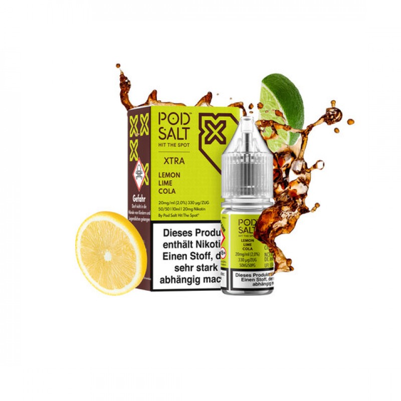Pod Salt Xtra - Lemon Lime Cola - Nic Salt 20 mg/m...