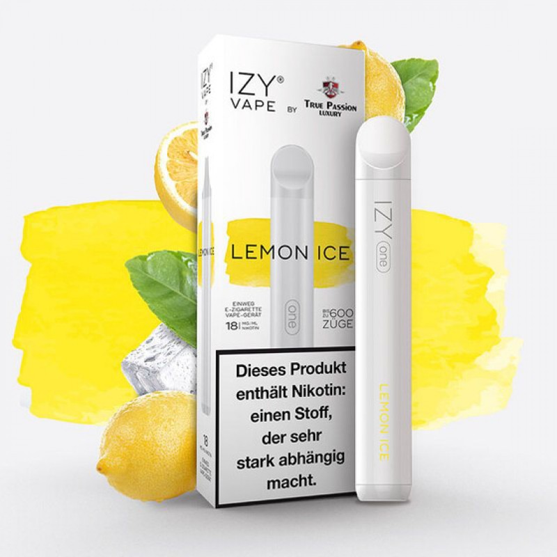 IZY One Einweg E-Shisha 18mg/ml Lemon Ice