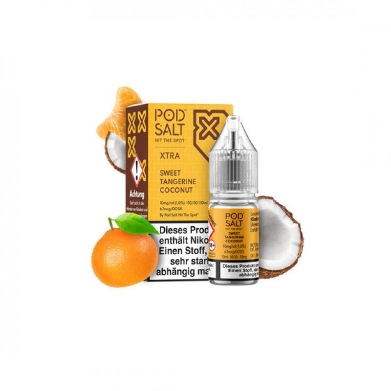 Pod Salt Xtra - Sweet Tangerine Coconut - Nic Salt...