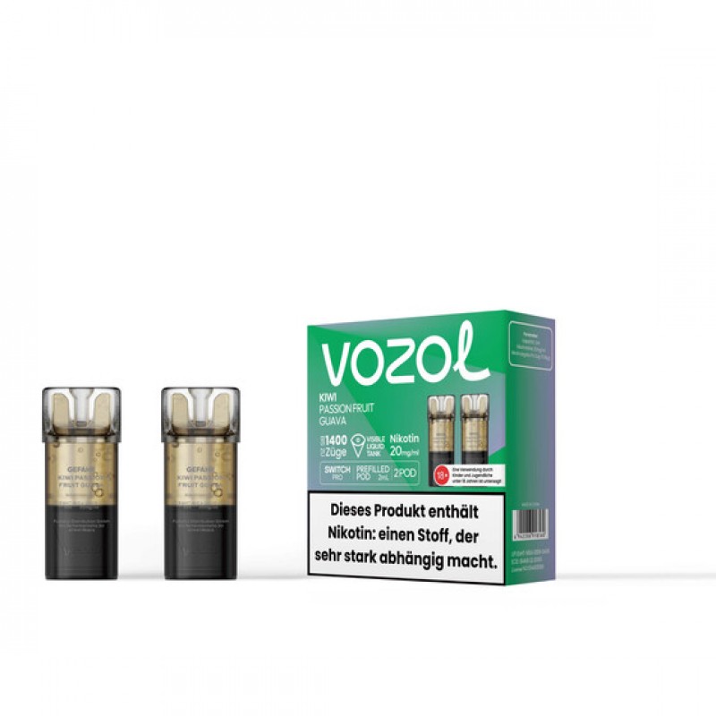 Vozol Switch Pro Pod - Kiwi Passion Fruit Guava 20...