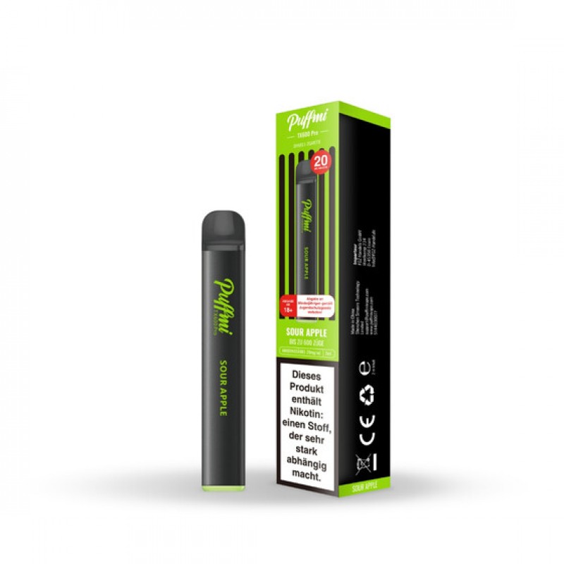 Puffmi TX600 Pro - Sour Apple 20mg