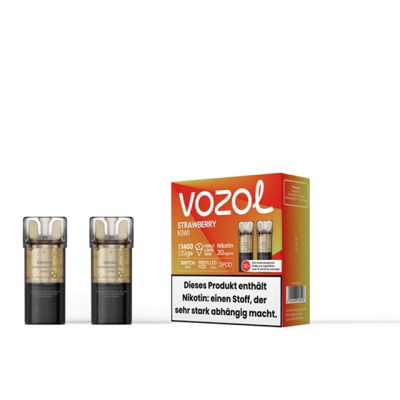 Vozol Switch Pro Pod - Strawberry Kiwi 20mg (2x pr...