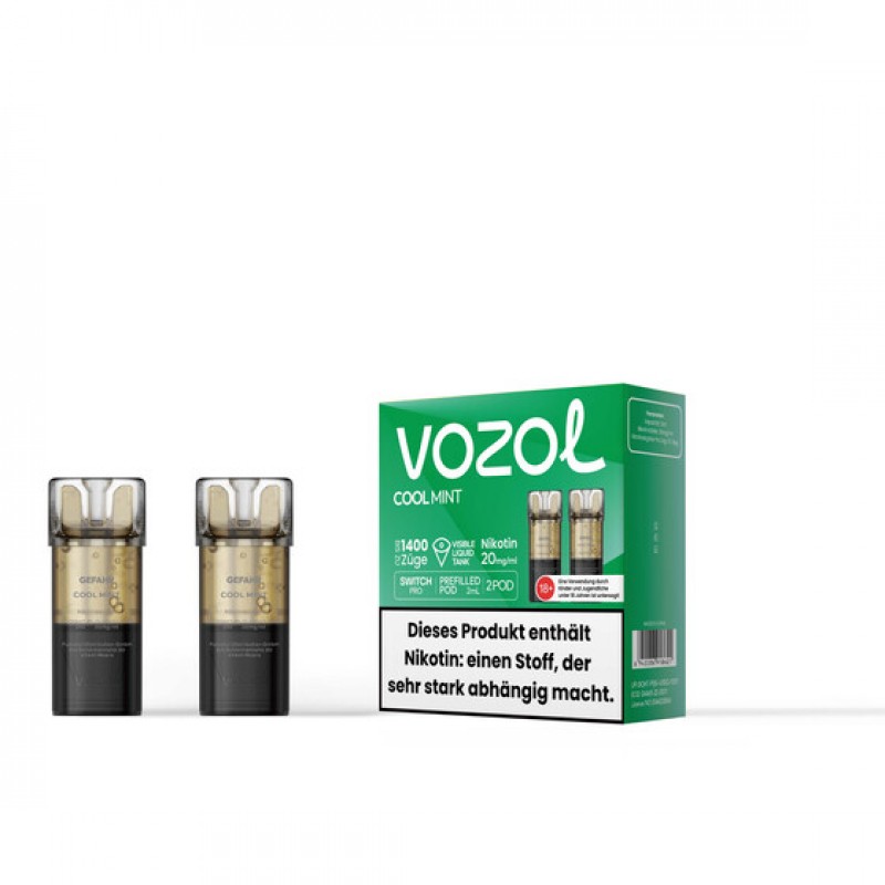 Vozol Switch Pro Pod - Cool Mint 20mg (2x pro Pack...