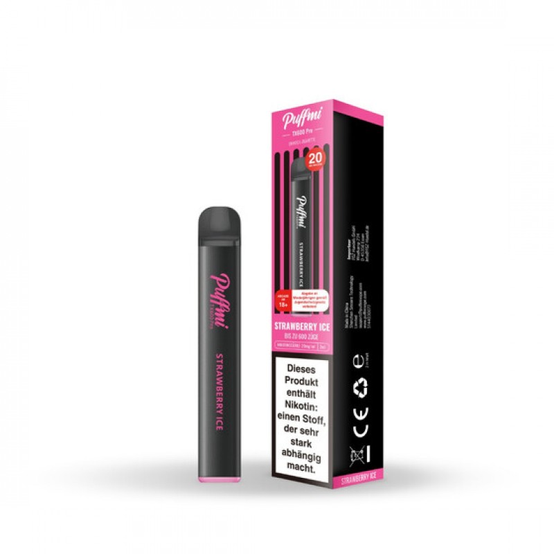 Puffmi TX600 Pro - Strawberry Ice 20mg