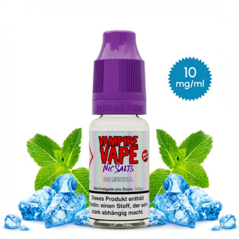 Vampire Vape Nic Salts - Ice Menthol 10mg
