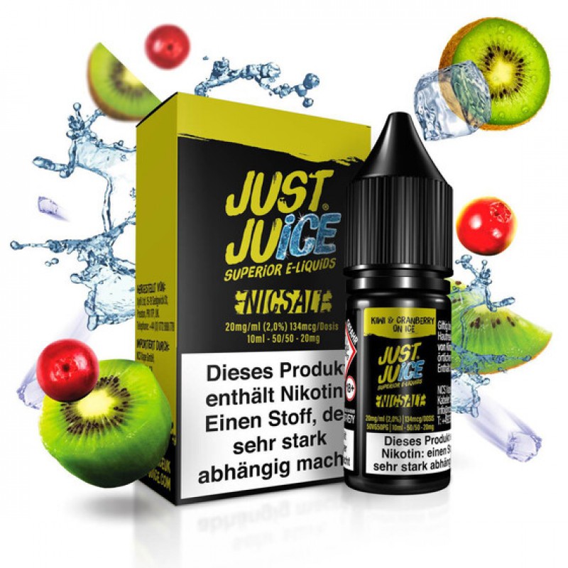 Just Juice - Kiwi & Cranberry on Ice 20mg/ml
