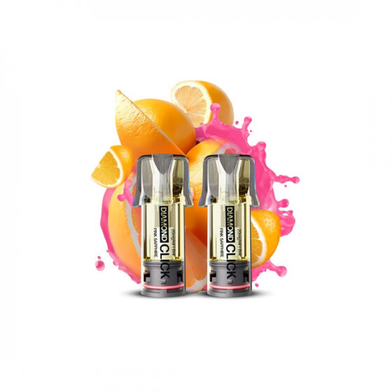 Vapes Bars Diamond Click Pod - Pink Sapphire (2 St...