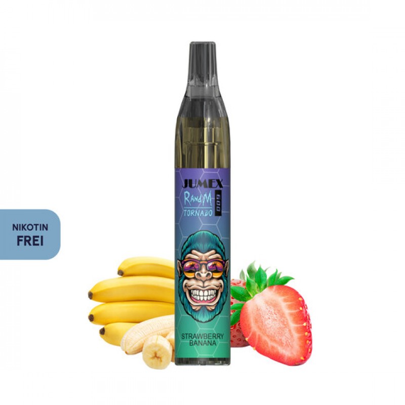RandM Tornado 600 - Strawberry Banana 0mg