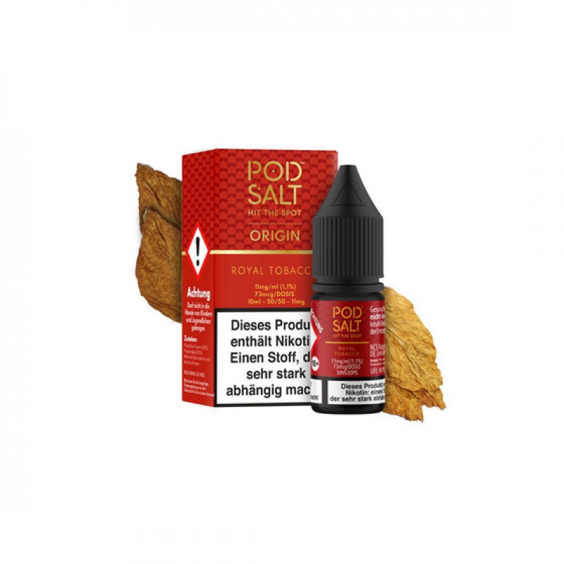 Pod Salt  Origin -  Royal Tobacco 10ml - 11mg/ml