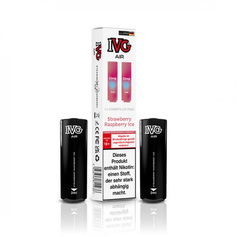 IVG Air 2 in 1 Pod - Strawberry Raspberry Ice 20mg...