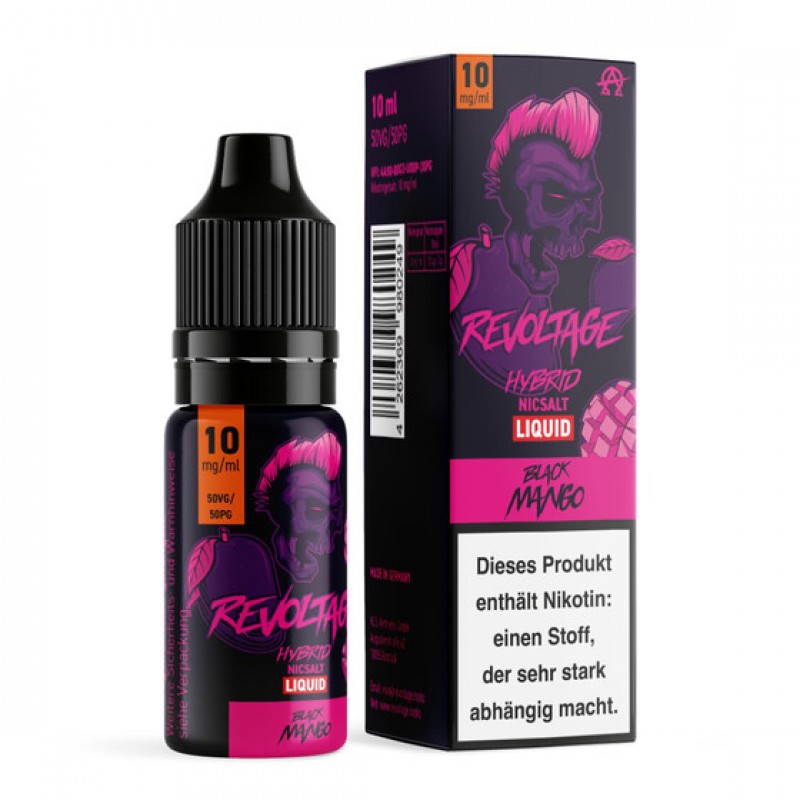 Revoltage Liquid 10ml Black Mango 10mg