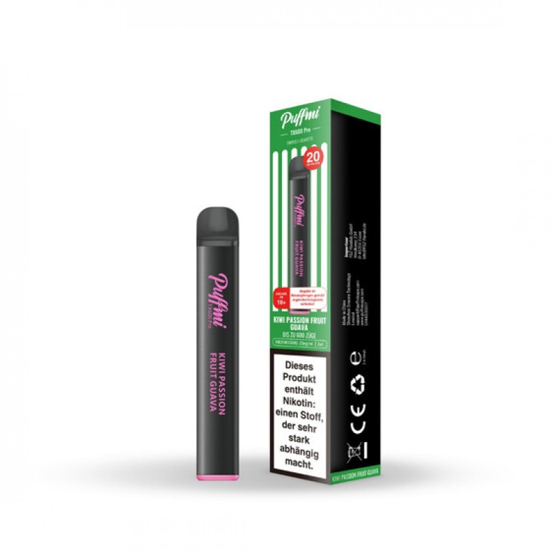 Puffmi TX600 Pro - Kiwi Passion Fruit Guava 20mg