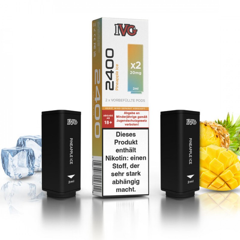 IVG 2400 Pod - Pineapple Ice (2 St�ck pro Packun...