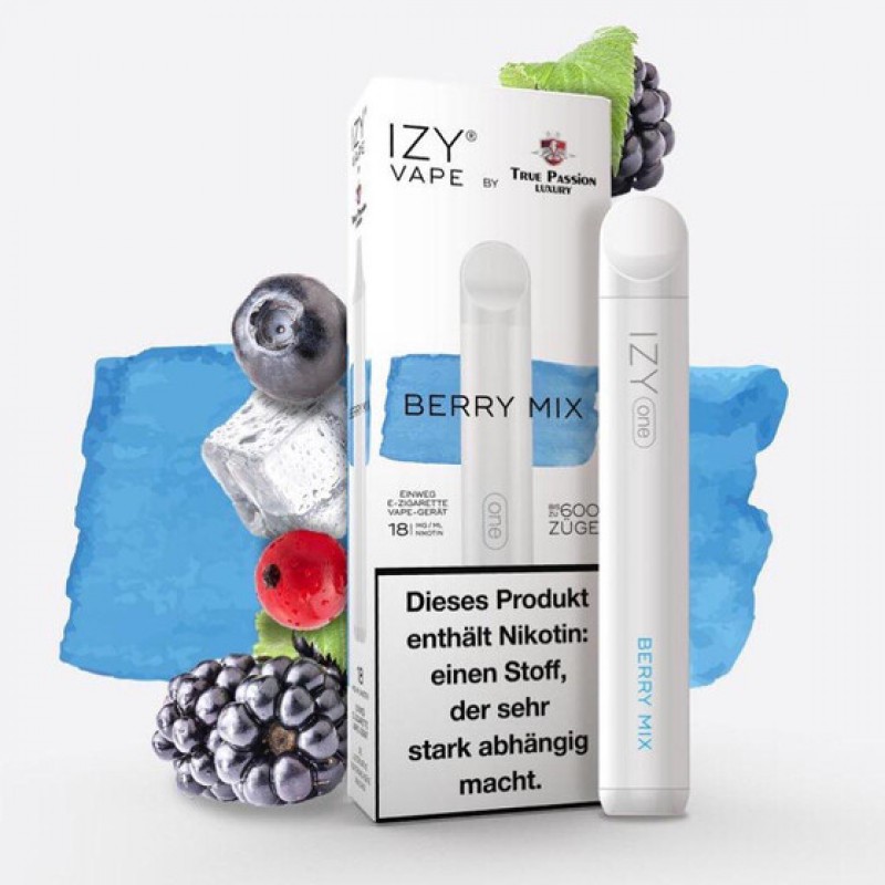 IZY One Einweg E-Shisha 18mg/ml Berry Mix
