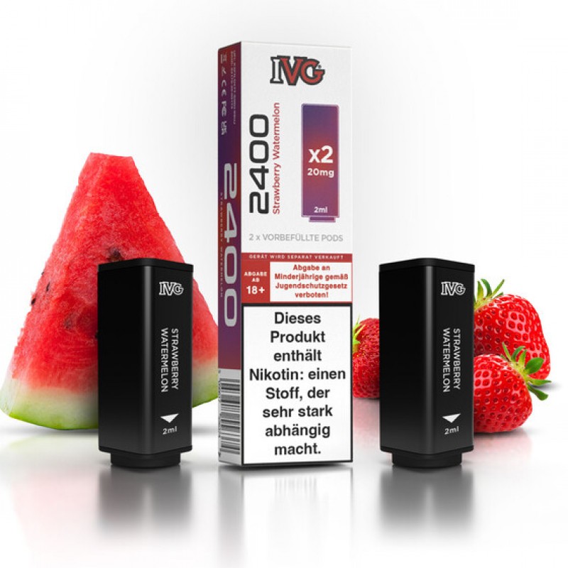IVG 2400 Pod - Strawberry Watermelon (2 St�ck pr...