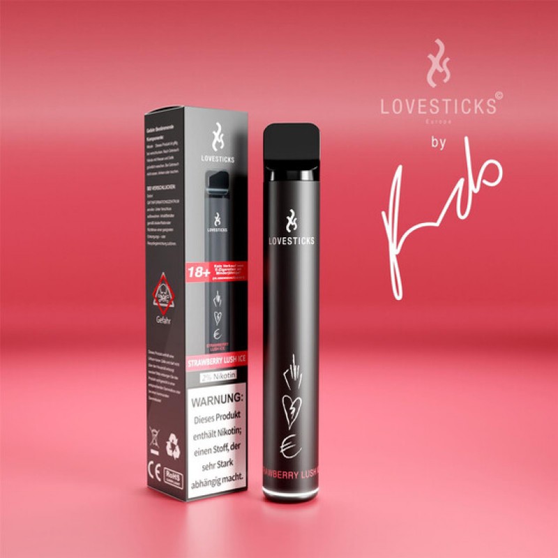 Lovesticks By Kurdo - Strawberry Lush Ice 800 Z�...