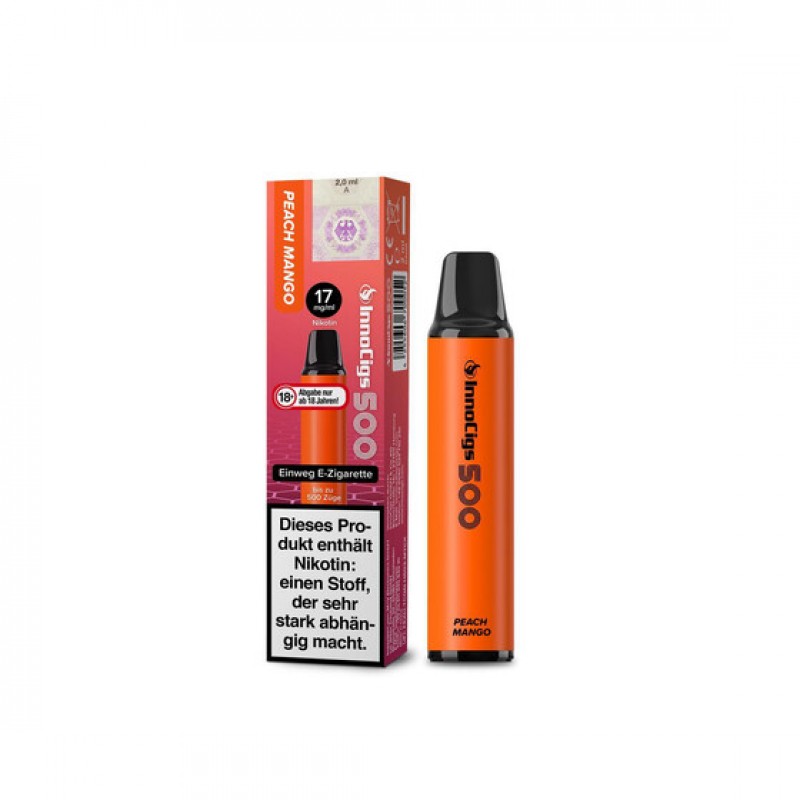 Innocigs 500 - Peach Mango 17mg