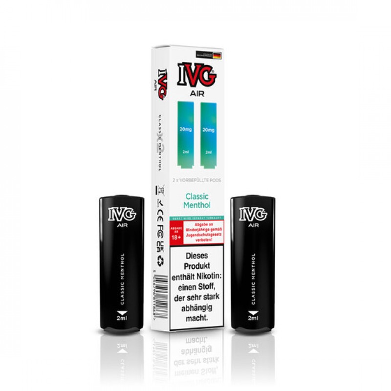 IVG Air 2 in 1 Pod - Classic Menthol 20mg (2er Pac...