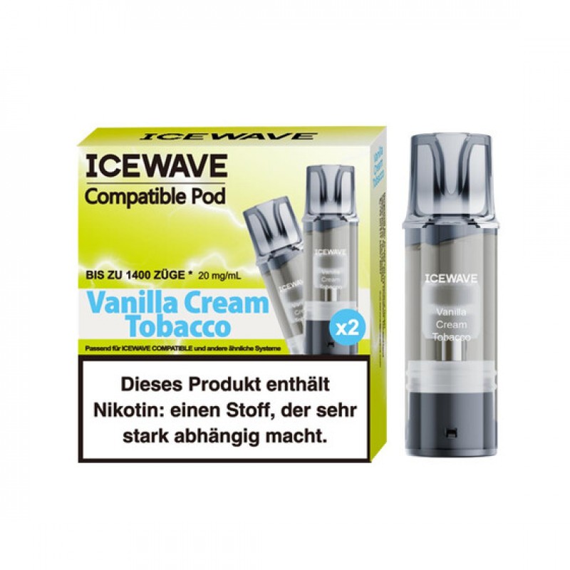 Icewave Pod - Vanilla Cream Tobacco (2x pro Packun...