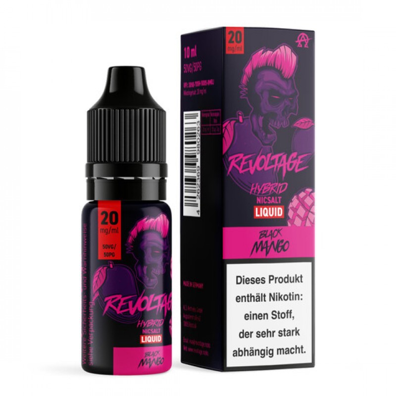 Revoltage Liquid 10ml Black Mango 20mg